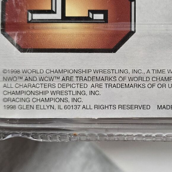 Vintage 1998 WCW Racing Champions Bill Goldberg 24K GOLD‎ Car 1 OF 9,998 WWF WWE - Picture 5 of 5